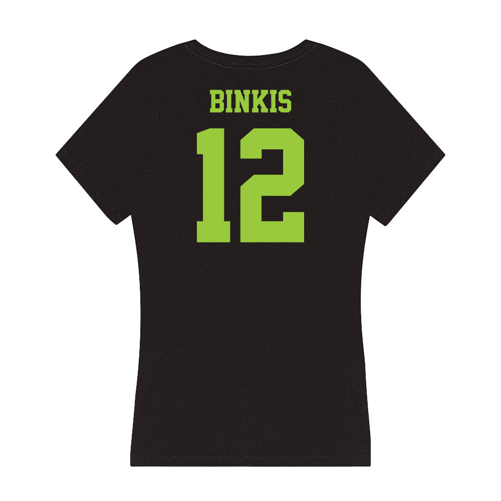 USF - NCAA Women's Lacrosse : Jena Binkis - Women's V-Neck T-Shirt-1