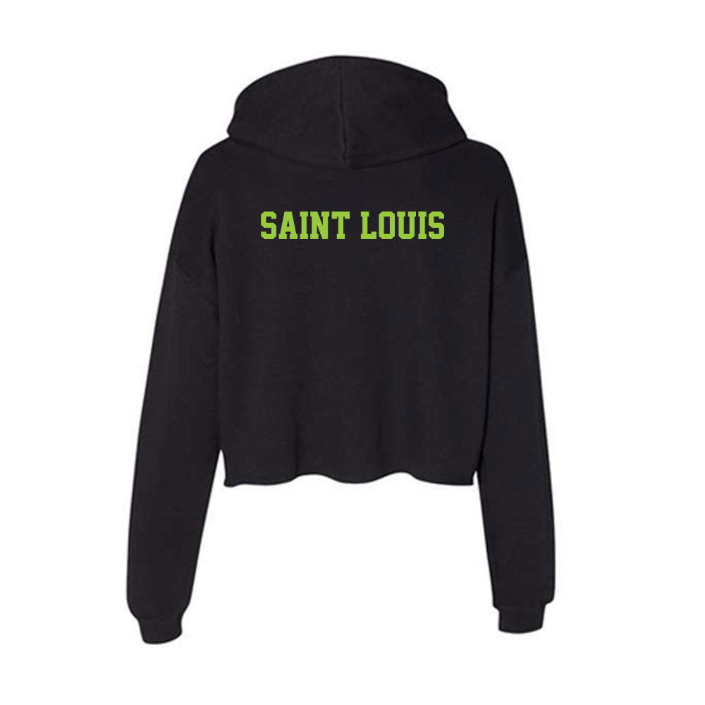 USF - NCAA Women's Track & Field : Amenda Saint Louis - Women's Crop Fleece Hoodie-1