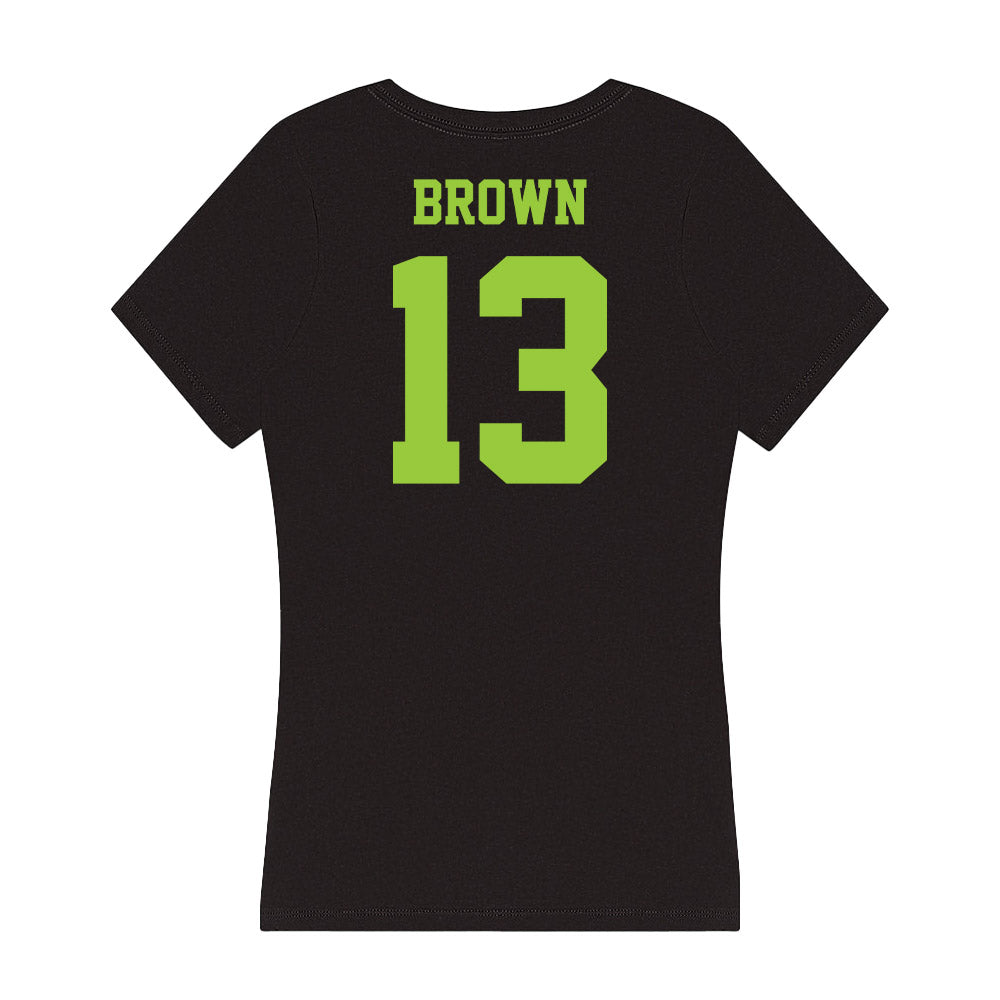 USF - NCAA Women's Volleyball : Jalynn Brown - Women's V-Neck T-Shirt-1