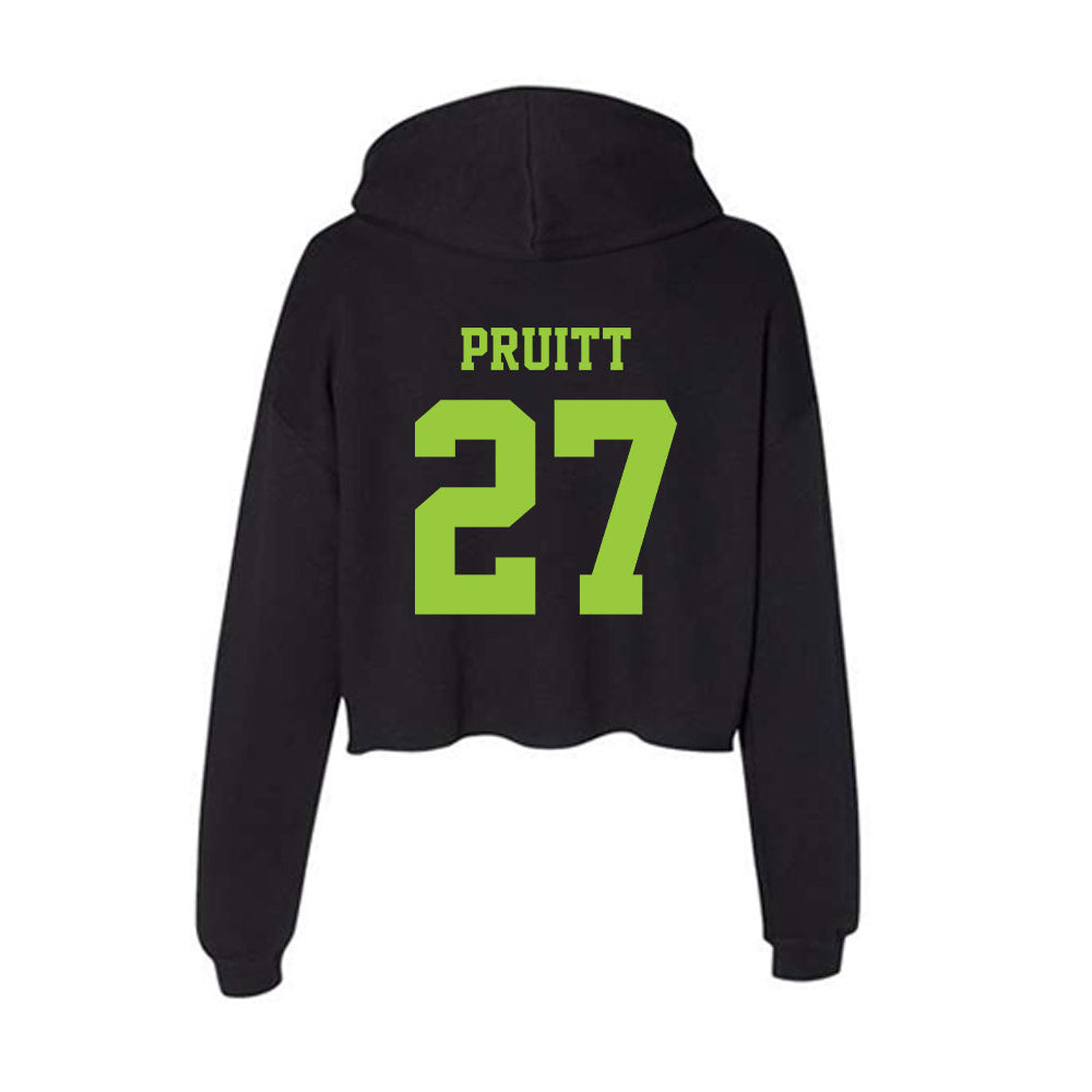 USF - NCAA Baseball : Ryan Pruitt - Women's Crop Fleece Hoodie-1