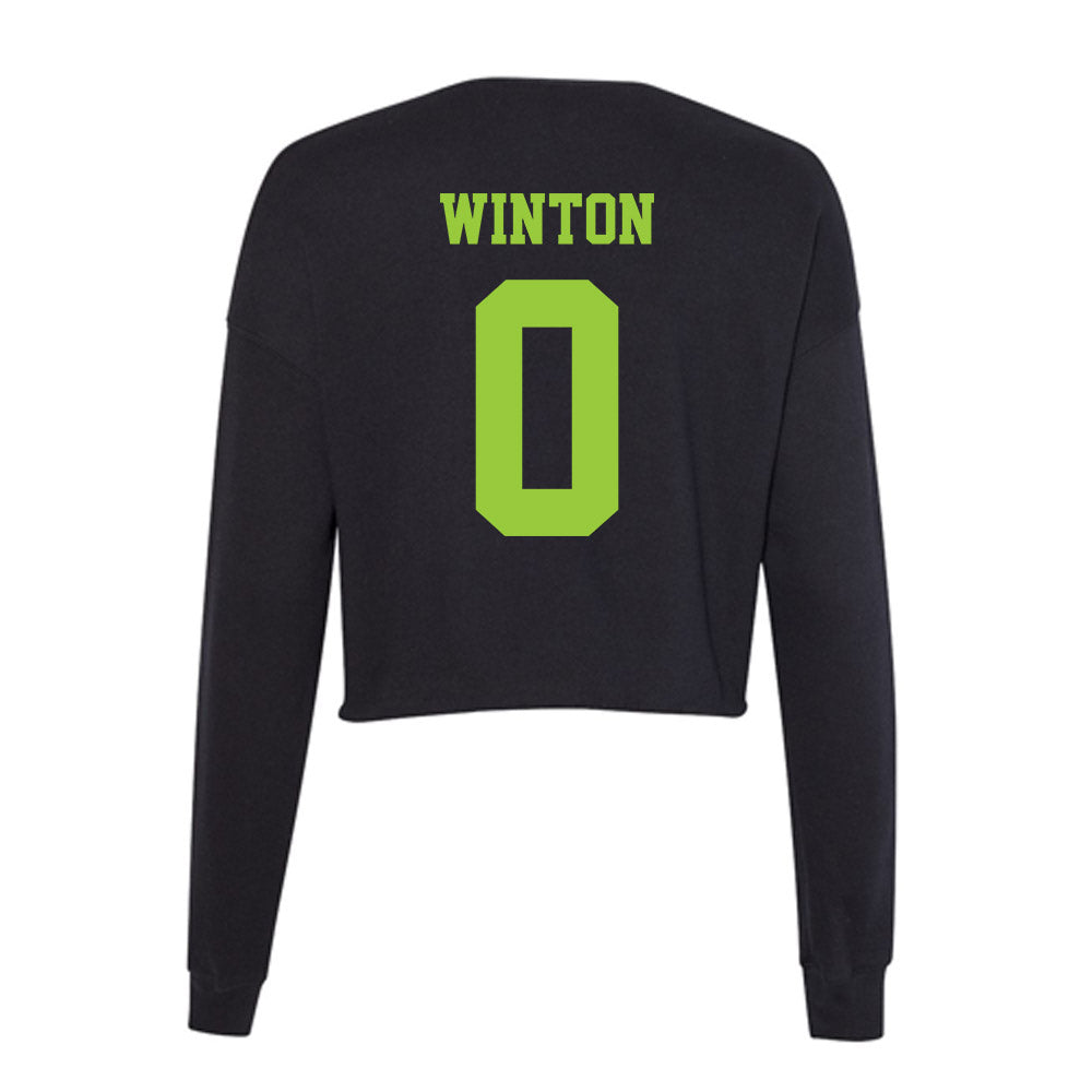 USF - NCAA Football : Brandon Winton - Women's Cropped Crew Fleece-1