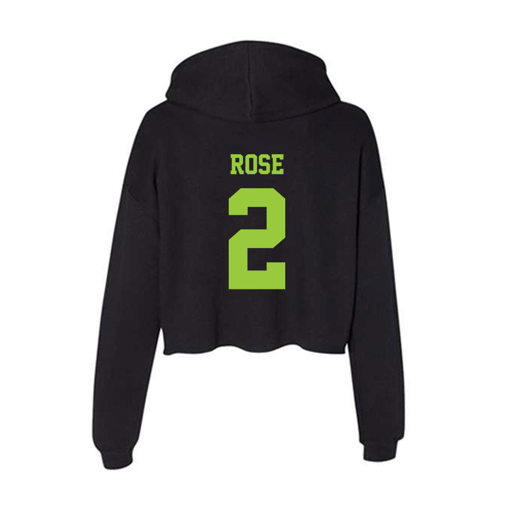 USF - NCAA Baseball : Matt Rose - Women's Crop Fleece Hoodie-1