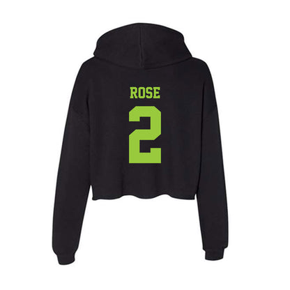 USF - NCAA Baseball : Matt Rose - Women's Crop Fleece Hoodie-1