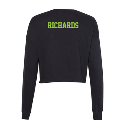 USF - NCAA Women's Track & Field : Nia Jordan Richards - Women's Cropped Crew Fleece-1