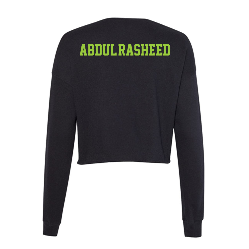 USF - NCAA Men's Track & Field : Saminu Abdul-Rasheed - Women's Cropped Crew Fleece-1