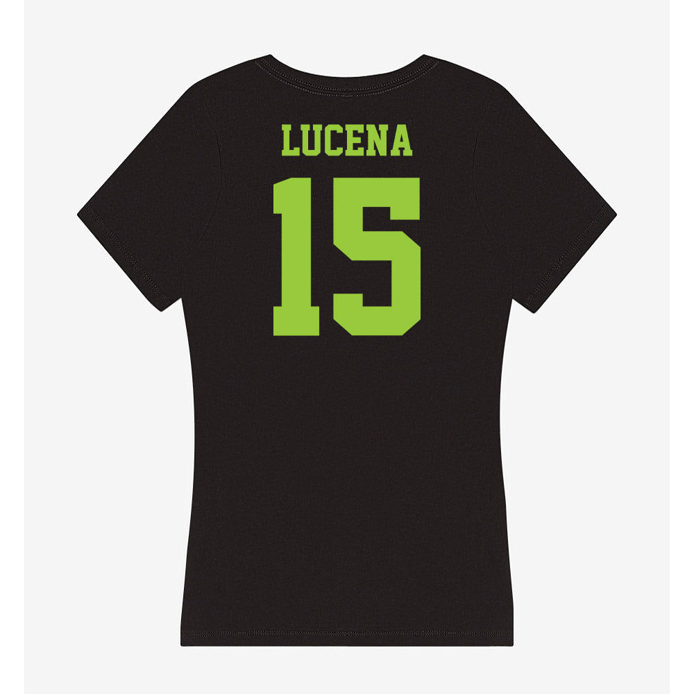 USF - NCAA Beach Volleyball : Raissa Lucena - Women's V-Neck T-Shirt-1