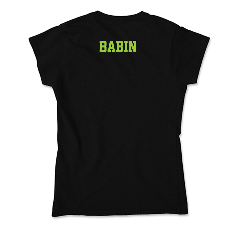  - NCAA Men's Track & Field : Kobe Babin - Soft Style Women’s T-Shirt-1