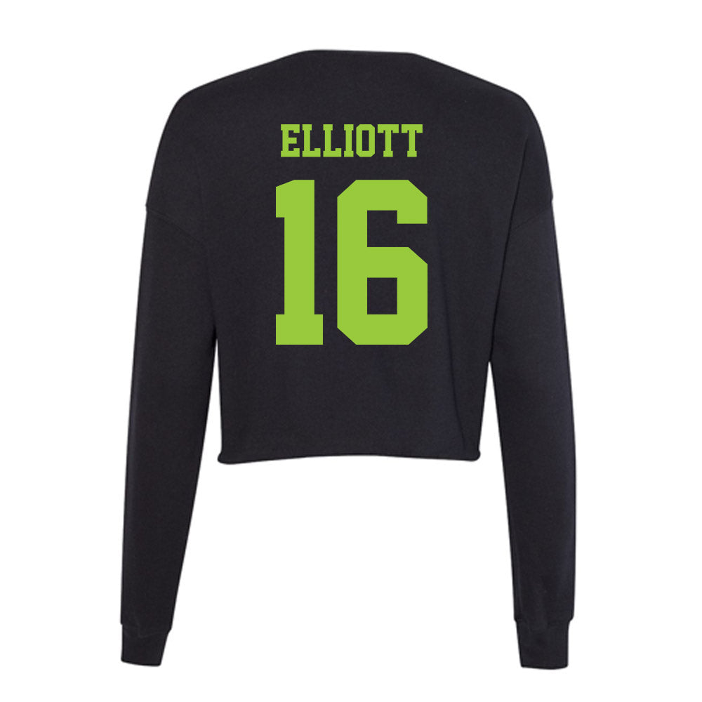 USF - NCAA Softball : Olivia Elliott - Women's Cropped Crew Fleece-1