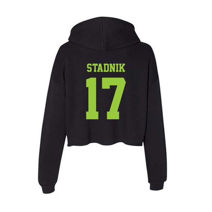 USF - NCAA Beach Volleyball : Aleksandra Stadnik - Women's Crop Fleece Hoodie-1