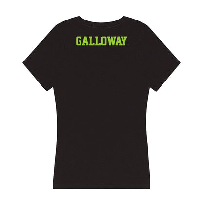  - NCAA Women's Track & Field : Ella Galloway - Women's V-Neck T-Shirt-1