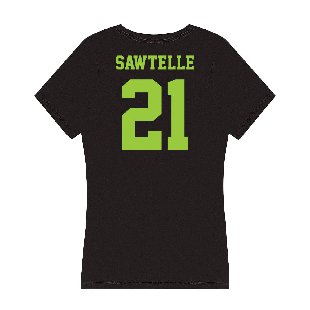 USF - NCAA Women's Volleyball : Naiya Sawtelle - Women's V-Neck T-Shirt-1