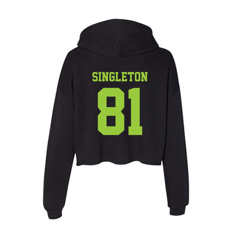 USF - NCAA Football : Keshaun Singleton - Women's Crop Fleece Hoodie-1