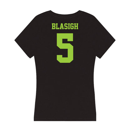 USF - NCAA Women's Basketball : Vittoria Blasigh - Women's V-Neck T-Shirt-1