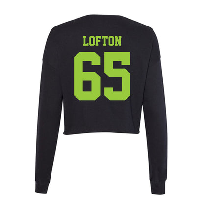 USF - NCAA Football : Michael Lofton - Women's Cropped Crew Fleece-1