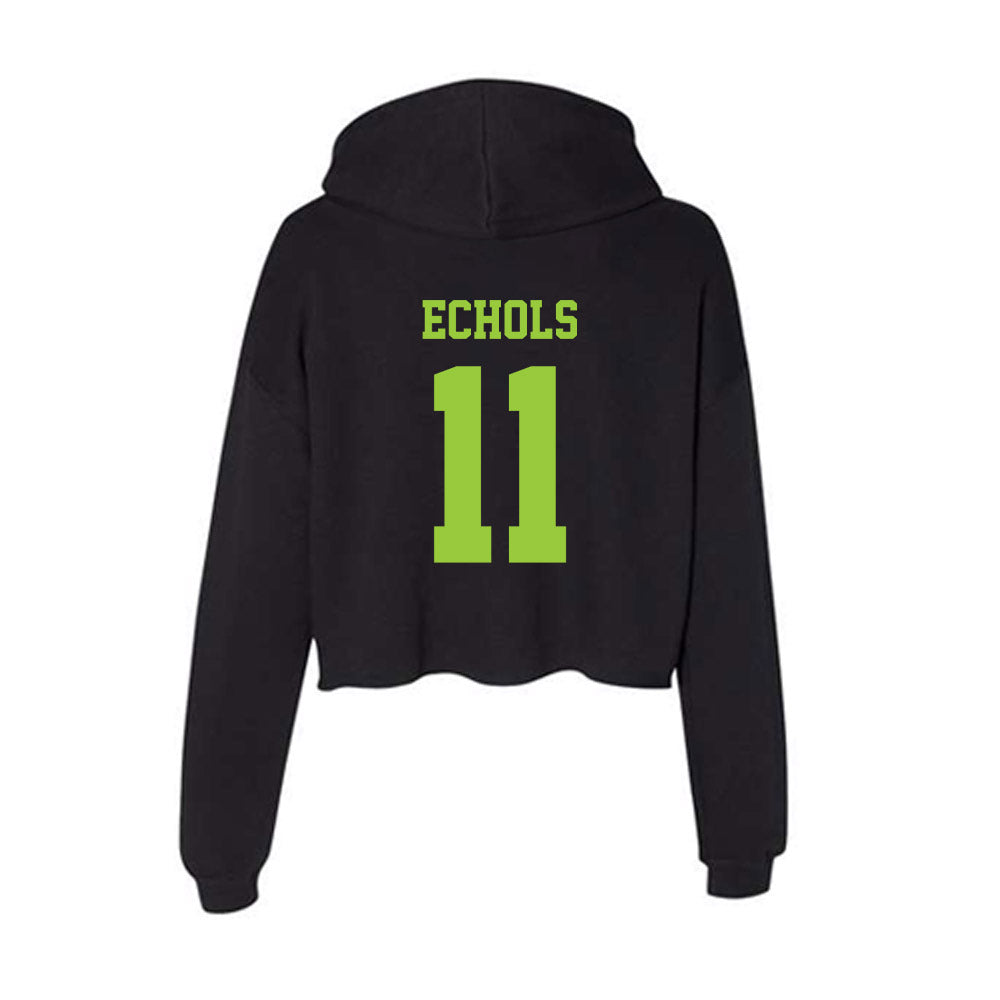 USF - NCAA Football : Jonathan Echols - Women's Crop Fleece Hoodie-1