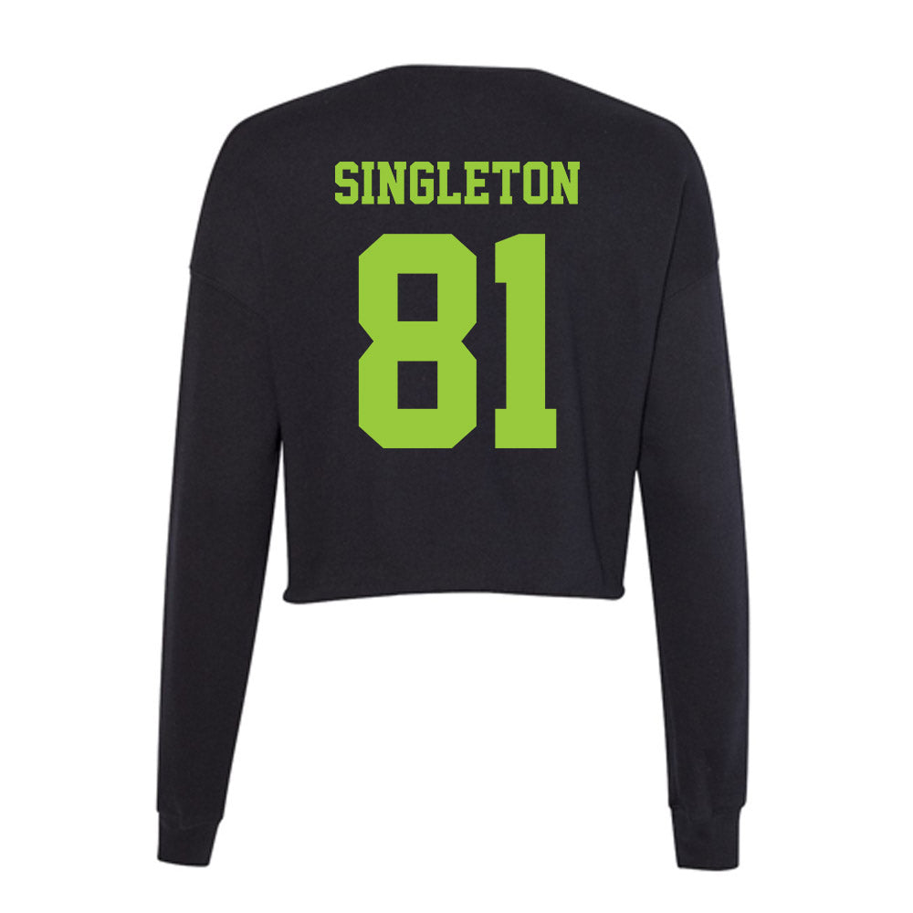 USF - NCAA Football : Keshaun Singleton - Women's Cropped Crew Fleece-1