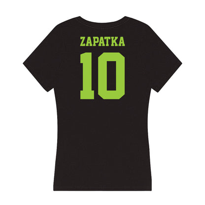 USF - NCAA Beach Volleyball : Alyx Zapatka - Women's V-Neck T-Shirt-1