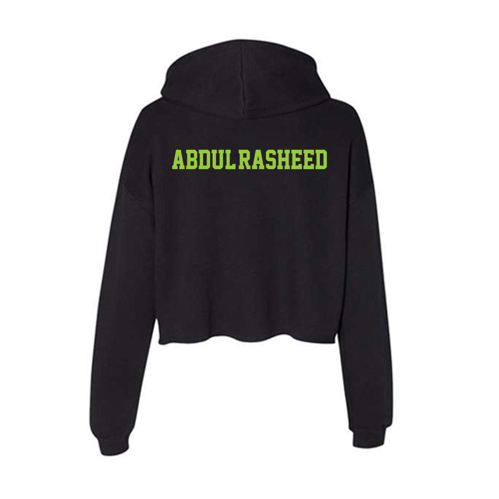 USF - NCAA Men's Track & Field : Saminu Abdul-Rasheed - Women's Crop Fleece Hoodie-1