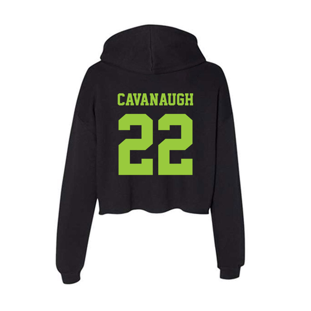 USF - NCAA Women's Volleyball : Ally Cavanaugh - Women's Crop Fleece Hoodie-1