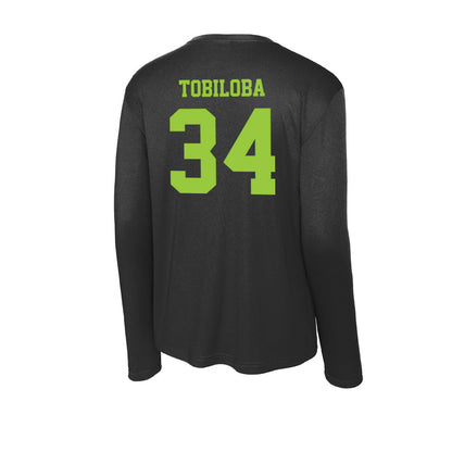 USF - NCAA Men's Basketball : Daniel Tobiloba - Activewear Long Sleeve T-Shirt