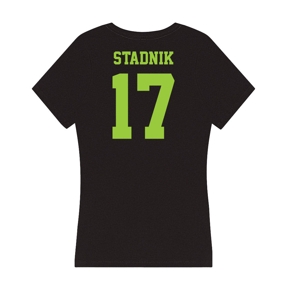 USF - NCAA Beach Volleyball : Aleksandra Stadnik - Women's V-Neck T-Shirt-1