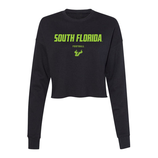 USF - NCAA Football : Jack Wilty - Women's Cropped Crew Fleece-0