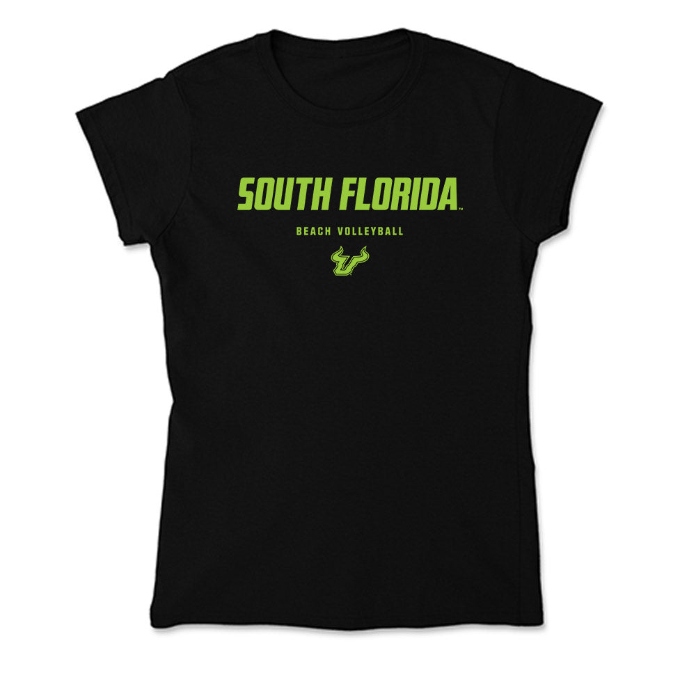 USF - NCAA Beach Volleyball : Alyx Zapatka - Soft Style Women’s T-Shirt-0