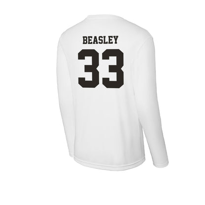 Marshall - NCAA Football : Jayoon Beasley - Activewear Long Sleeve T-Shirt-1