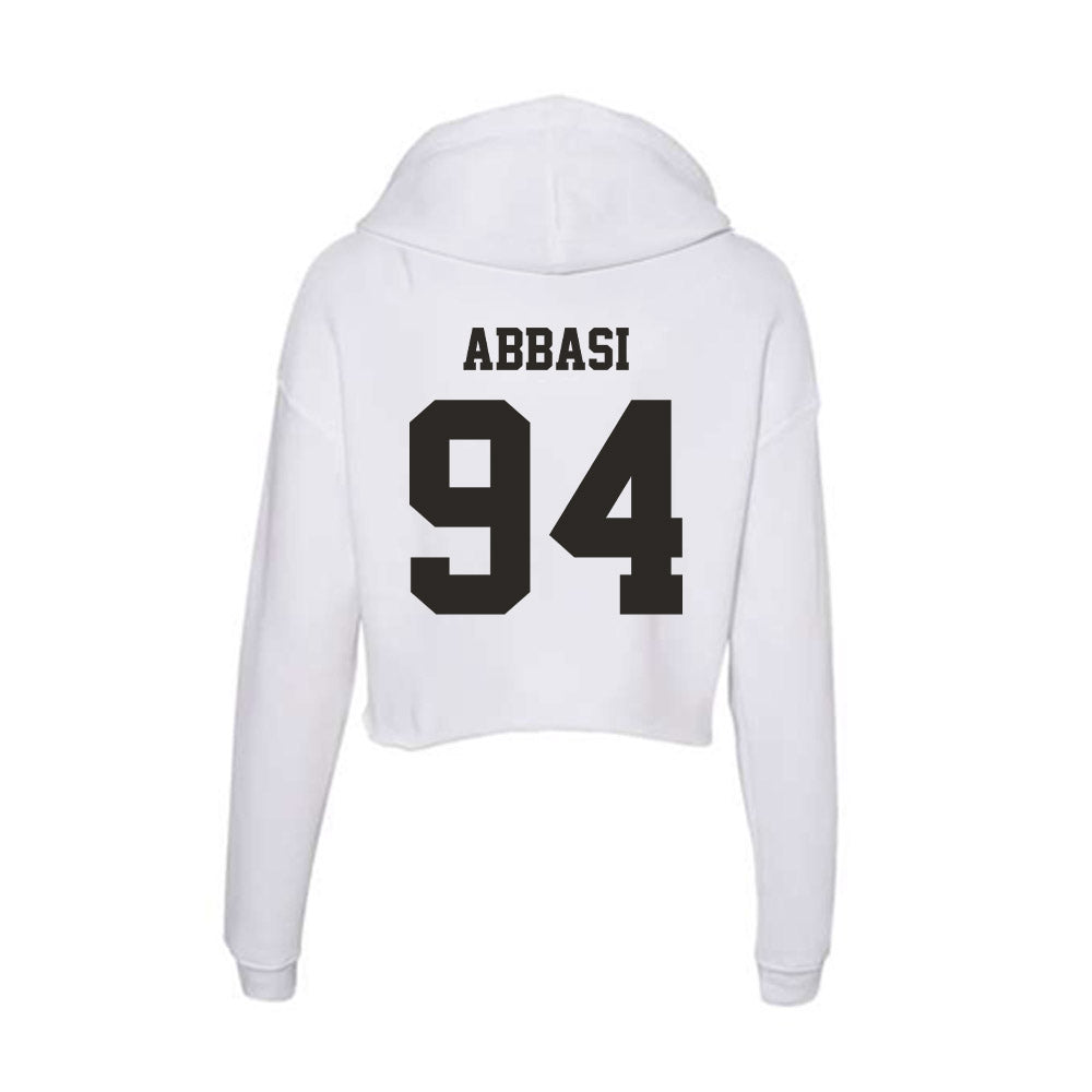 Marshall - NCAA Football : Ali Abbasi - Women's Crop Fleece Hoodie-1