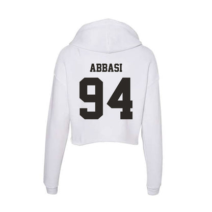 Marshall - NCAA Football : Ali Abbasi - Women's Crop Fleece Hoodie-1