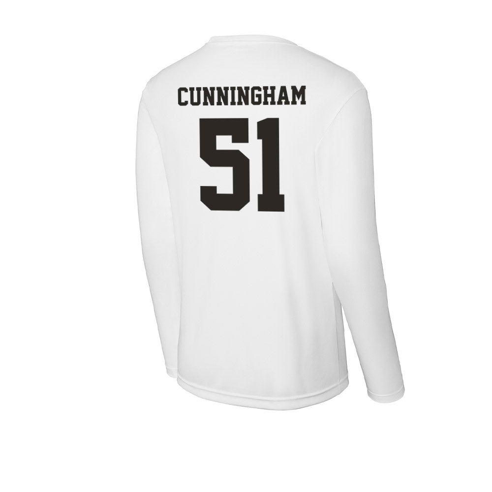 Marshall - NCAA Football : Jaxson Cunningham - Activewear Long Sleeve T-Shirt-1