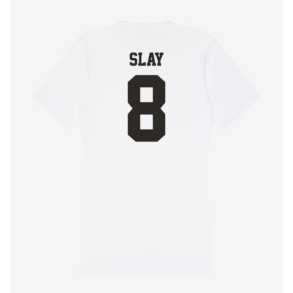 Marshall - NCAA Men's Basketball : Bryce Slay - Classic Shersey Women's V-Neck T-Shirt-1