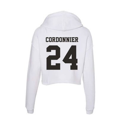 Marshall - NCAA Baseball : Braylon Cordonnier - Classic Shersey Women's Crop Fleece Hoodie-1