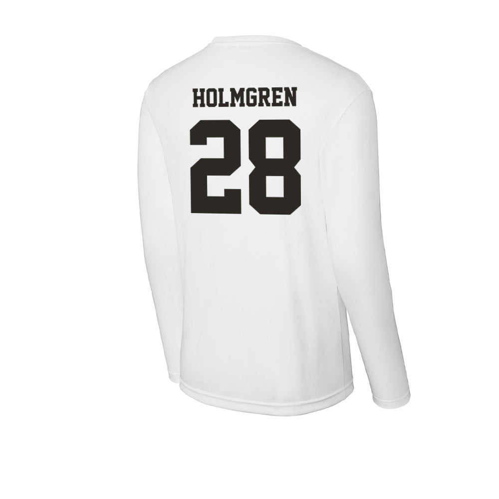 Marshall - NCAA Baseball : Nolan Holmgren - Activewear Long Sleeve T-Shirt-1