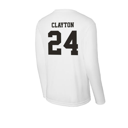 Marshall - NCAA Football : Jacarius Clayton - Activewear Long Sleeve T-Shirt-1