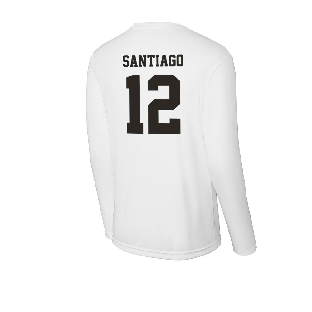 Marshall - NCAA Baseball : Angel Santiago - Activewear Long Sleeve T-Shirt-1