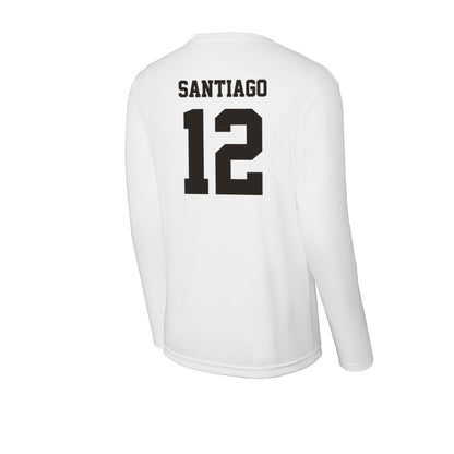 Marshall - NCAA Baseball : Angel Santiago - Activewear Long Sleeve T-Shirt-1