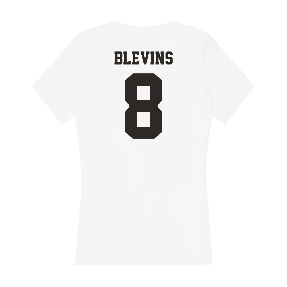 Marshall - NCAA Baseball : Bryce Blevins Blevins - Women's V-Neck T-Shirt-1