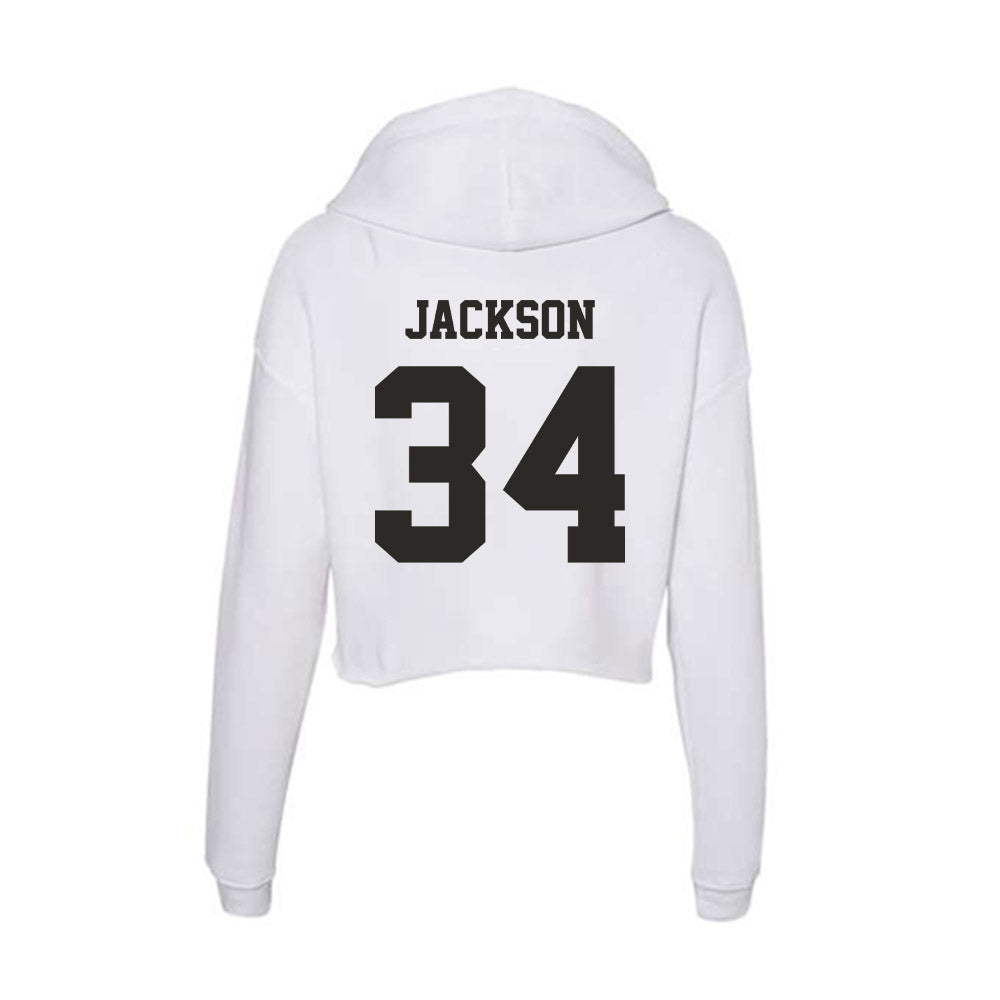 Marshall - NCAA Football : Stanley Jackson - Women's Crop Fleece Hoodie-1