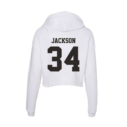 Marshall - NCAA Football : Stanley Jackson - Women's Crop Fleece Hoodie-1