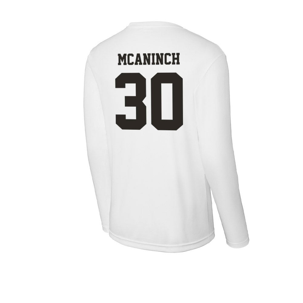 Marshall - NCAA Baseball : AJ McAninch - Activewear Long Sleeve T-Shirt-1