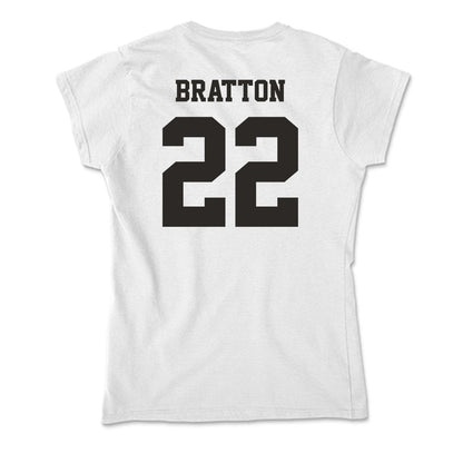Marshall - NCAA Women's Basketball : Emily Bratton - Soft Style Women’s T-Shirt-1