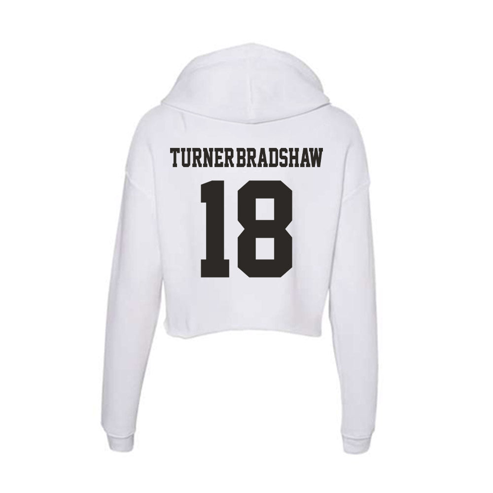 Marshall - NCAA Football : Zay Turner-Bradshaw - Classic Shersey Women's Crop Fleece Hoodie-1