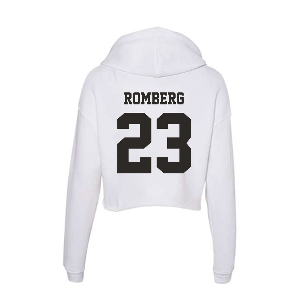 Marshall - NCAA Men's Soccer : Carl Romberg - Classic Shersey Women's Crop Fleece Hoodie-1