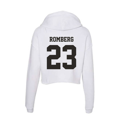 Marshall - NCAA Men's Soccer : Carl Romberg - Classic Shersey Women's Crop Fleece Hoodie-1