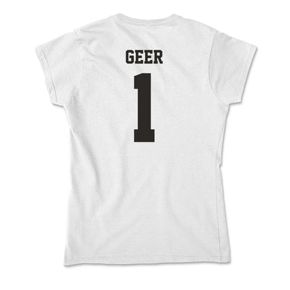 Marshall - NCAA Women's Volleyball : Audrey Geer - Soft Style Women’s T-Shirt-1