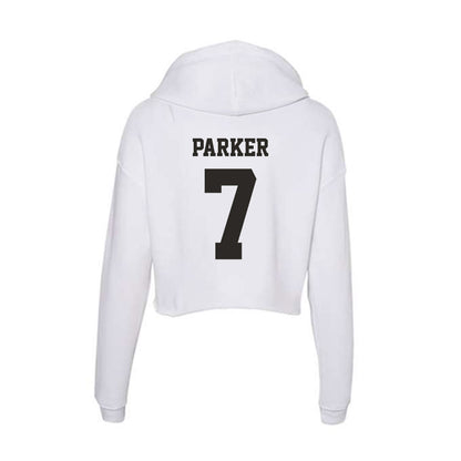 Marshall - NCAA Football : Jayland Parker - Women's Crop Fleece Hoodie-1