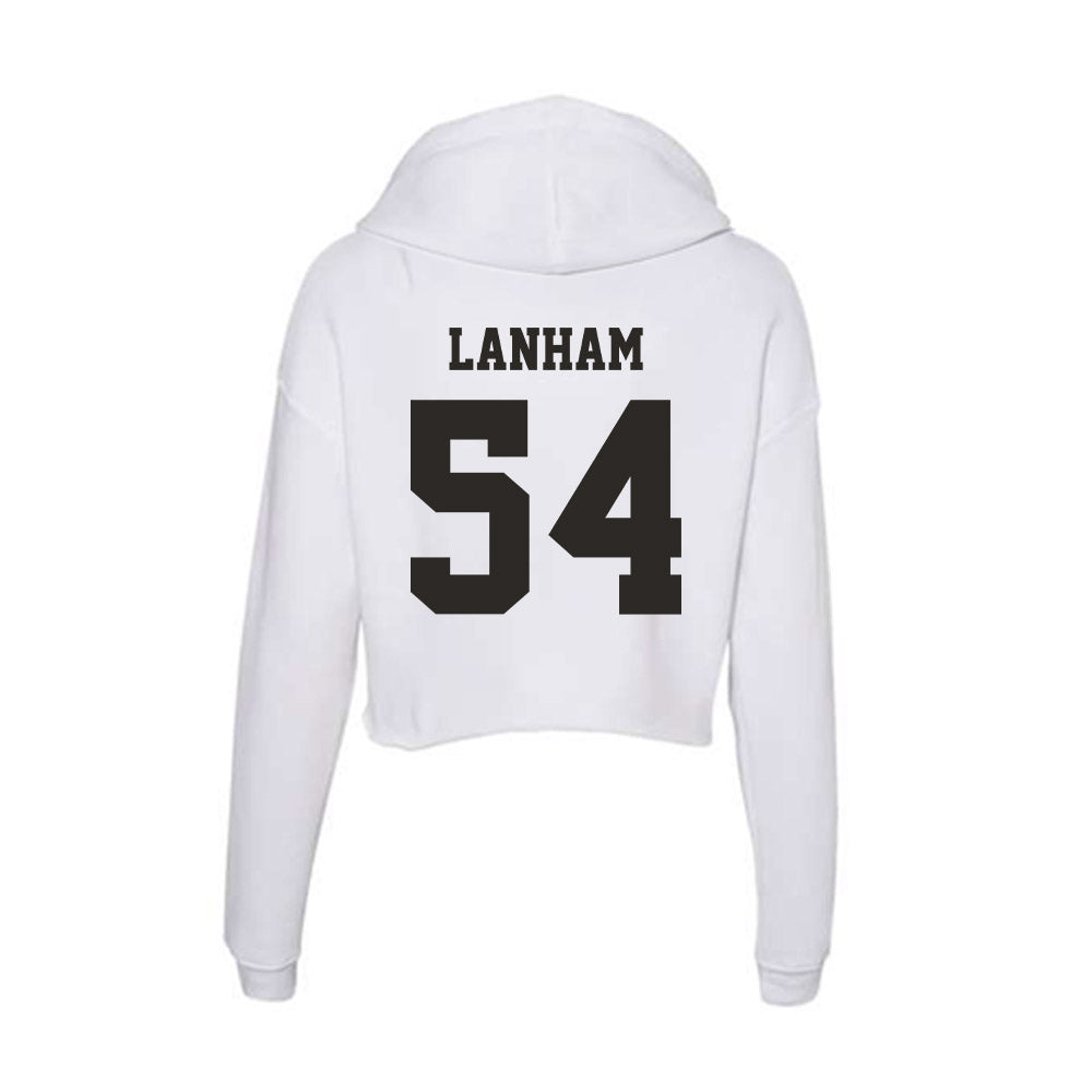 Marshall - NCAA Football : Drake Lanham - Classic Shersey Women's Crop Fleece Hoodie-1