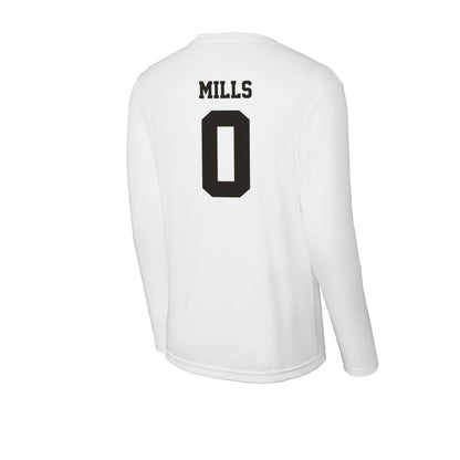 Marshall - NCAA Men's Soccer : Aden Mills - Activewear Long Sleeve T-Shirt-1