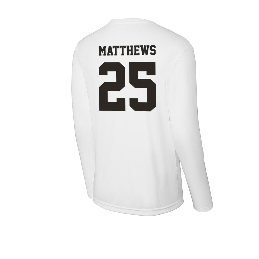 Marshall - NCAA Women's Basketball : Mahogany Matthews - Activewear Long Sleeve T-Shirt-1